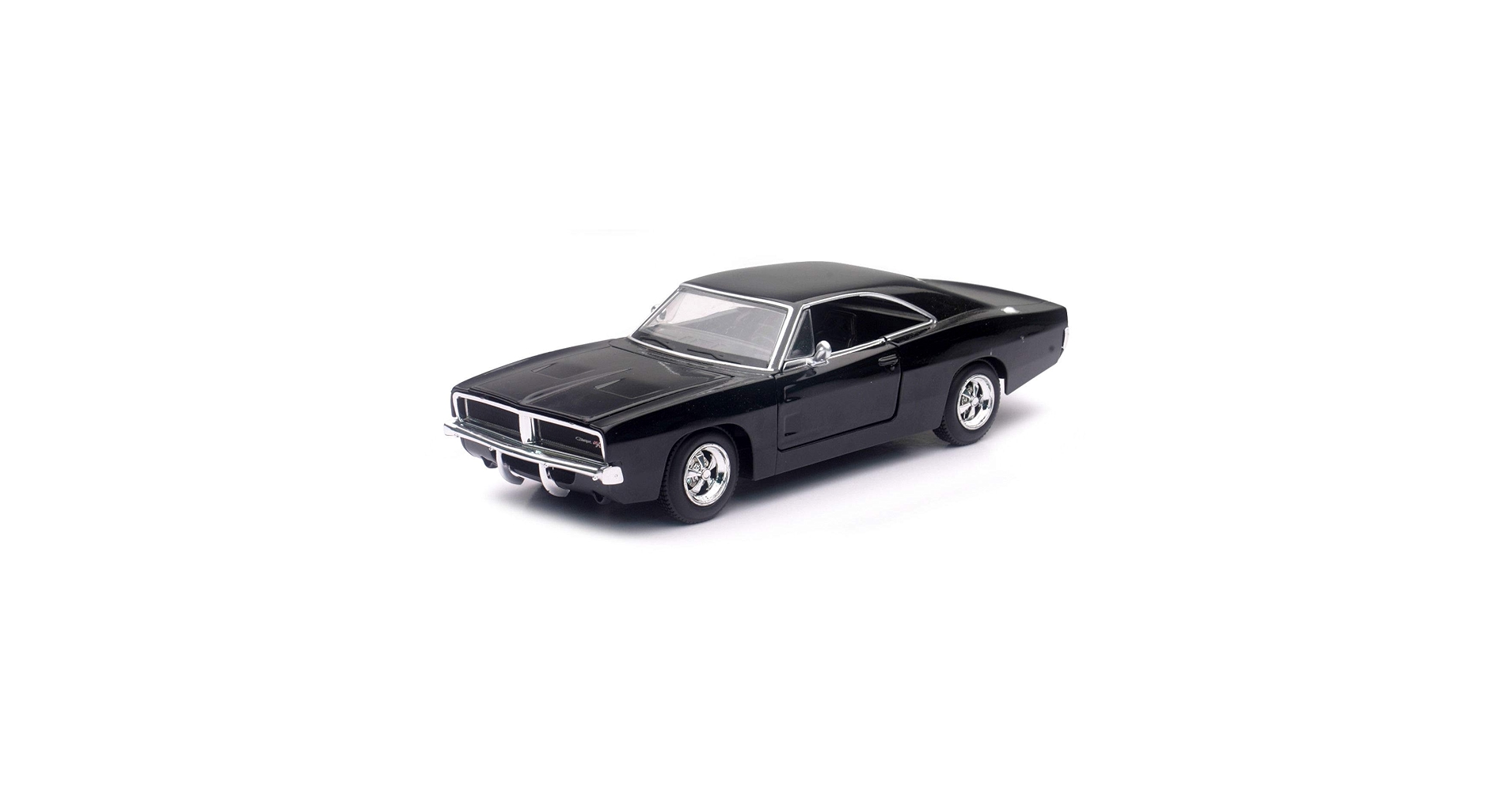 Amazon.com: 1969 Dodge Charger R/T Black 1/25 Diecast Model